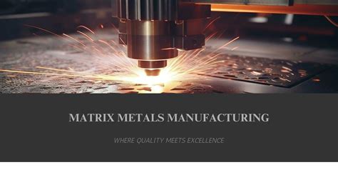 Matrix Metals Manufacturing